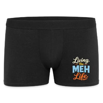 Sarcasm – Enjoying life to the fullest – L - Men's Boxer Shorts - black - Front
