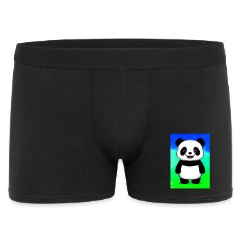 panda - Men's Boxer Shorts - black - Front