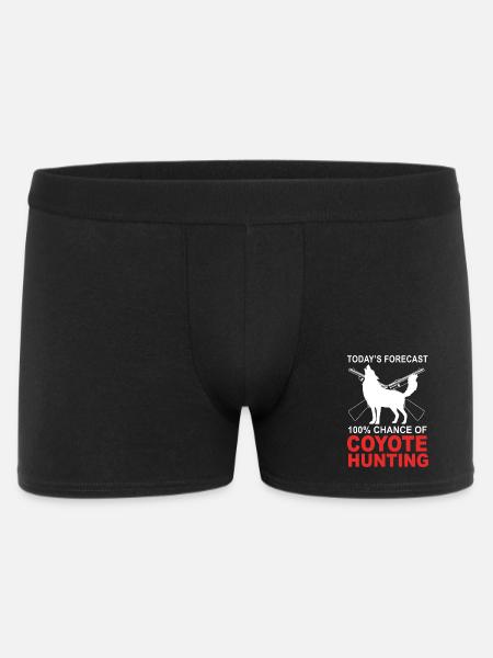 Coyote Hunting Hunter - Men's Boxer Shorts - black
