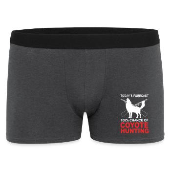 Chasseur de coyote - Boxer Homme - charbon - Devant