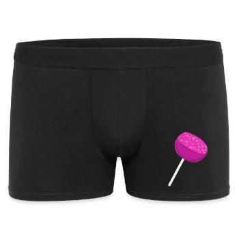 Enfant aux Enfants aux Bonbons Roses - Boxer Homme - noir - Devant