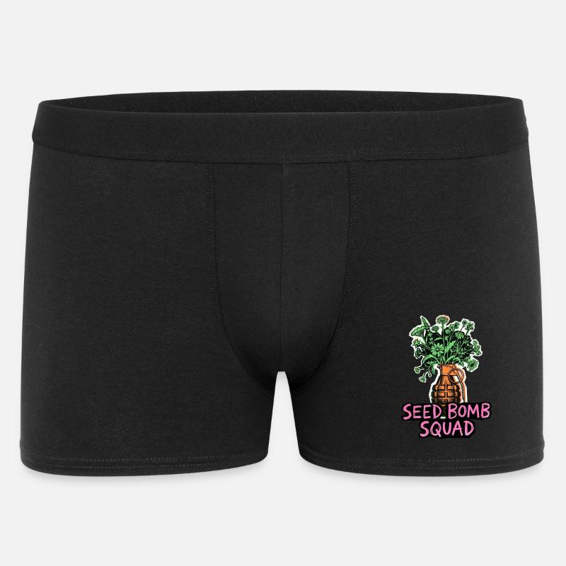 Seeds Planting Future - Männer Boxer Shorts - Schwarz