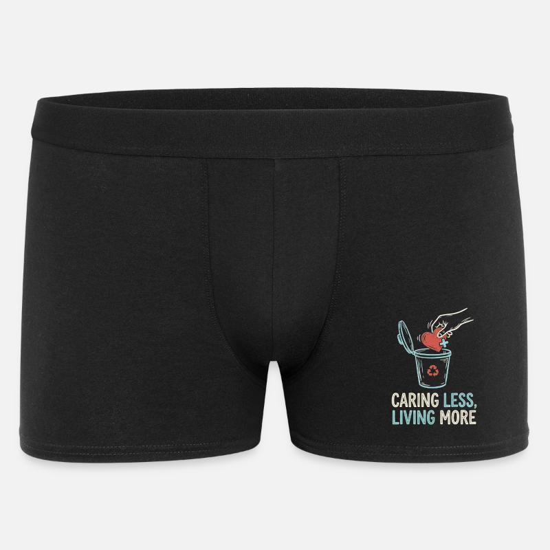 Vivre plus - Boxer Homme - noir