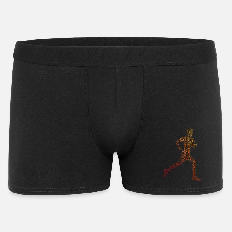 Geschenkidee für einen Running mit Running - Männer Boxer Shorts - Schwarz