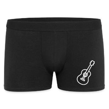 Acoustic Guitar Guitar Gift Musician Guitarist - Men's Boxer Shorts - black - Front