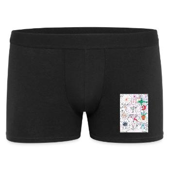 Blanc fou - Boxer Homme - noir - Devant