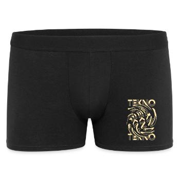 Tekno Spirale - Rave Party Outfit Men Women - Men's Boxer Shorts - black - Front