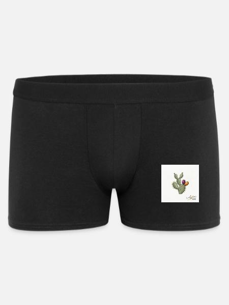 Illustration de cactus avec des fruits colorés - Boxer Homme - noir