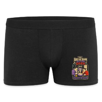 Break Room Mystery Office Leftovers - Men's Boxer Shorts - black - Front