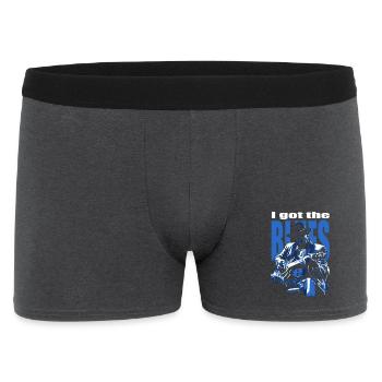 I got the blues - Men's Boxer Shorts - charcoal grey - Front