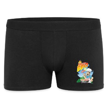 king of BBQ - Boxer Homme - noir - Devant