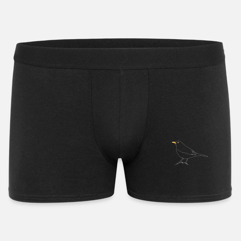 Amsel - Männer Boxer Shorts - Schwarz