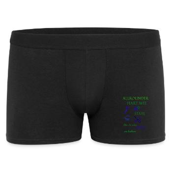 Café artisanal et bière - Boxer Homme - noir - Devant