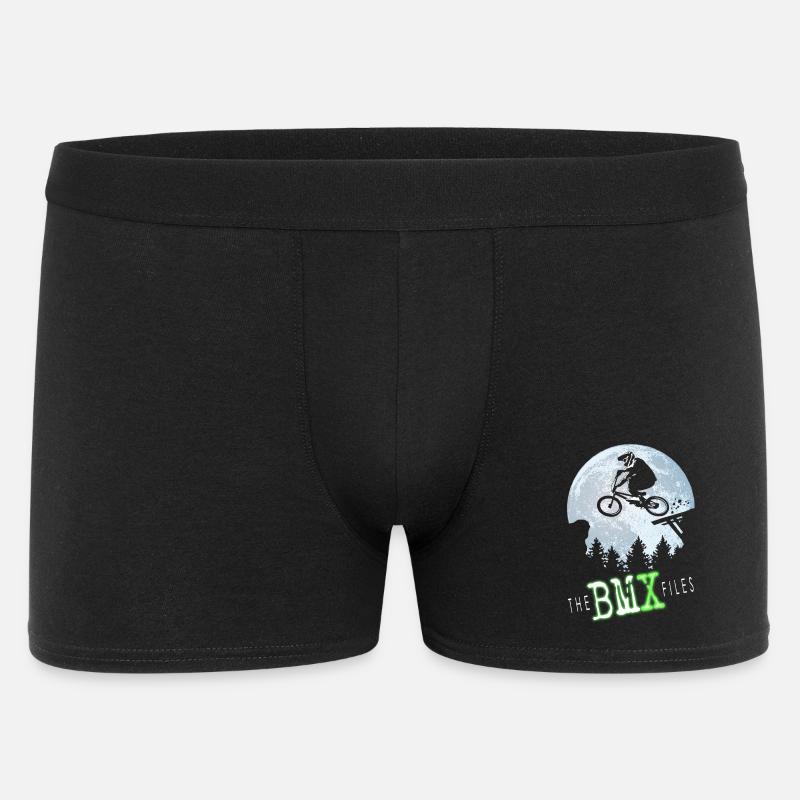 BMX-Dateien - Männer Boxer Shorts - Schwarz