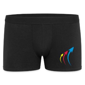 pfeile formen symbole - Männer Boxer Shorts - Schwarz - Vorne