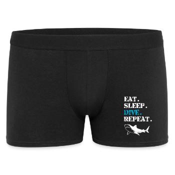 Diving Diver - Men's Boxer Shorts - black - Front