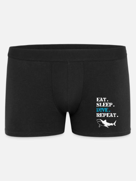 Diving Diver - Men's Boxer Shorts - black