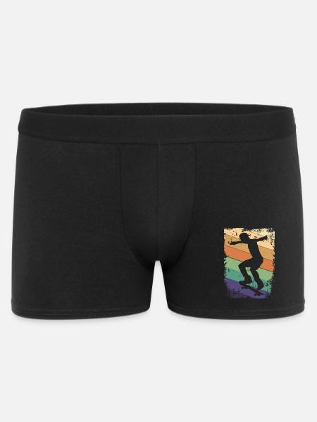 Skater Skateboard - Men's Boxer Shorts - black