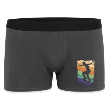 Skater Skateboard - Men's Boxer Shorts - charcoal grey - Front