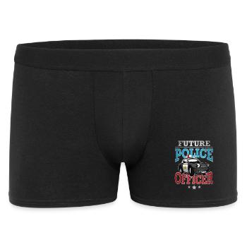 Future Police Officer - Men's Boxer Shorts - black - Front