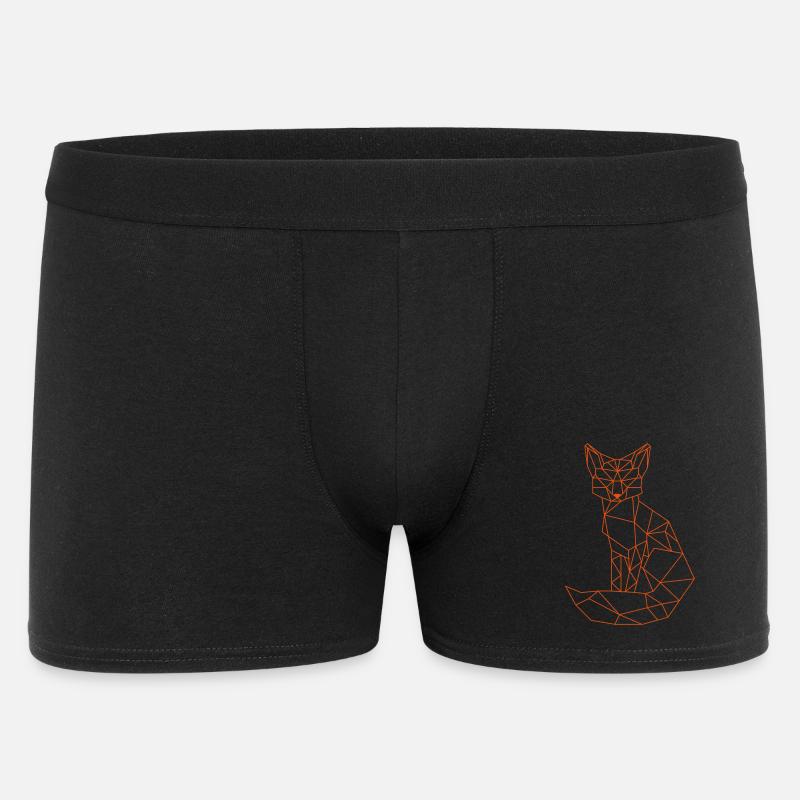Fuchs - Männer Boxer Shorts - Schwarz