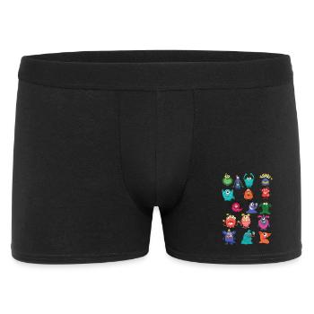 Doux monstre - Boxer Homme - noir - Devant