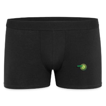 Natur - Männer Boxer Shorts - Schwarz - Vorne