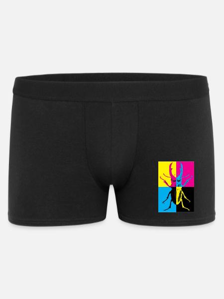 Estilo Pop Art con Escarabajo de Colores - Men's Boxer Shorts - black