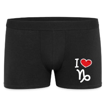 Horoscope Marées Capricorne Déclaration du cœur - Boxer Homme - noir - Devant