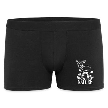 orignal renne symbole illustration idée nature graphique - Boxer Homme - noir - Devant
