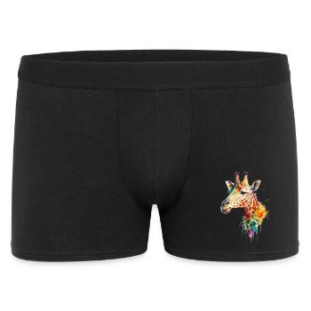 Girafe - Boxer Homme - noir - Devant