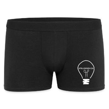 Intelligenzboizn - personne intelligente, dialecte - Boxer Homme - noir - Devant
