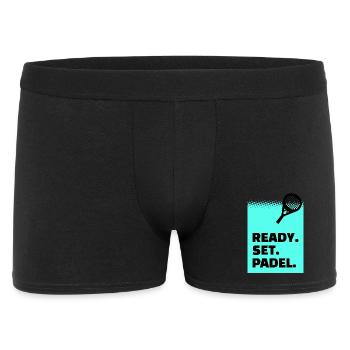 Padel Tennis Sport Statement Player Padel Game - Men's Boxer Shorts - black - Front
