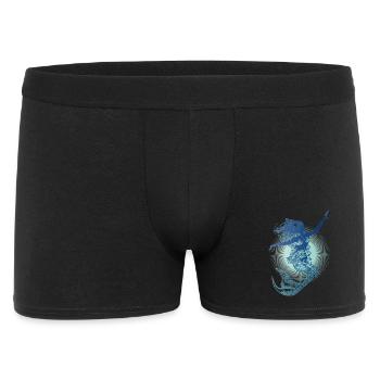 Belle sirène aux couleurs froides - Boxer Homme - noir - Devant