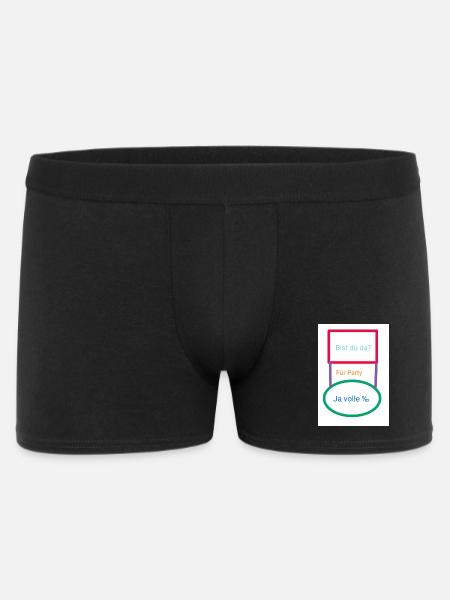 Antwort - Männer Boxer Shorts - Schwarz