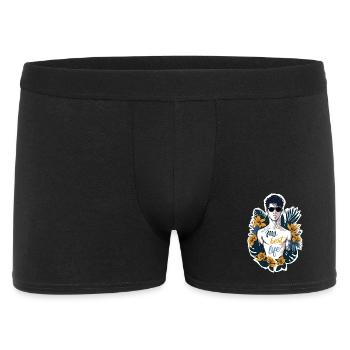 My best life - Boxer Homme - noir - Devant