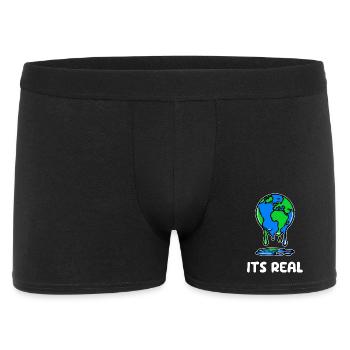Global Warming Environment Earth Statement Environmental Damage - Men's Boxer Shorts - black - Front
