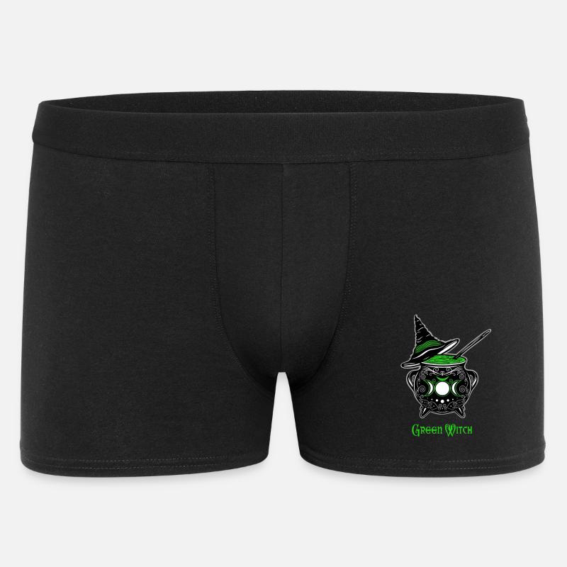 Cauldron Witch Green Witch Cauldron - Men's Boxer Shorts - black