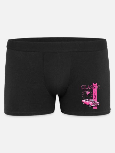 Classic Car - Männer Boxer Shorts - Schwarz