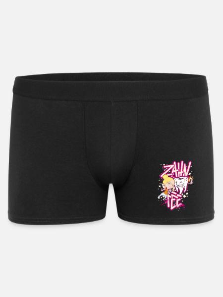 Zahnheldin Comiczauber - Männer Boxer Shorts - Schwarz