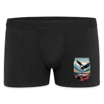 Adventure Tour USA - Men's Boxer Shorts - black - Front