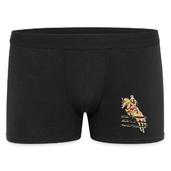 Rider Show Jumping - Men's Boxer Shorts - black - Front