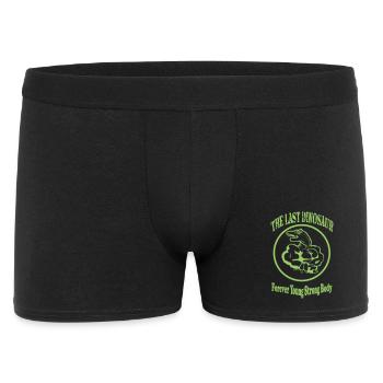 The Last Dinosaur - Männer Boxer Shorts - Schwarz - Vorne