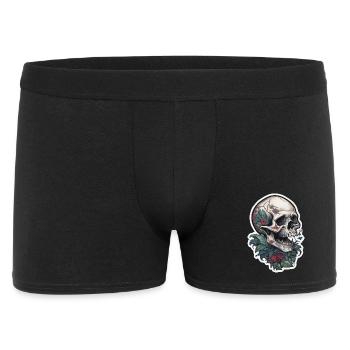 Conception de crâne d’impression de tatouage - Boxer Homme - noir - Devant