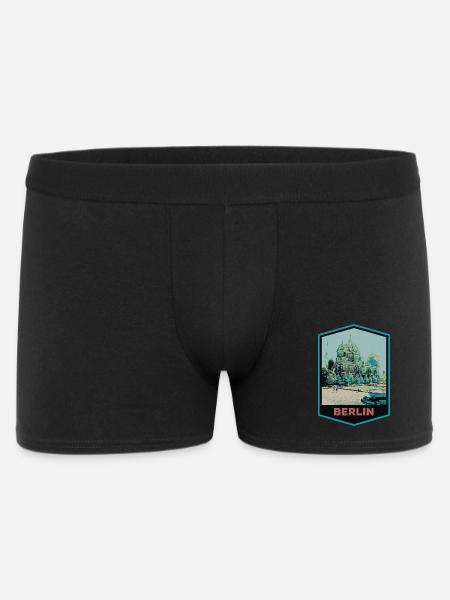 Illustration Dome of Berlin Cathedral - Men's Boxer Shorts - black