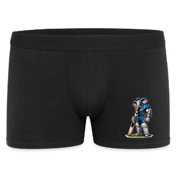 India cricket sport elephant design - Men's Boxer Shorts - black - Front