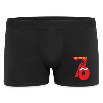 Seine-Maritime - Men's Boxer Shorts - black - Front