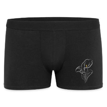 CALLA YELLOW-GREY - Men's Boxer Shorts - black - Front