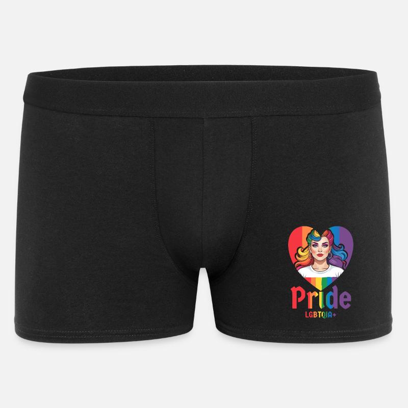 LGBT Stolz - Männer Boxer Shorts - Schwarz