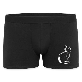 Croquis de chat - Boxer Homme - noir - Devant